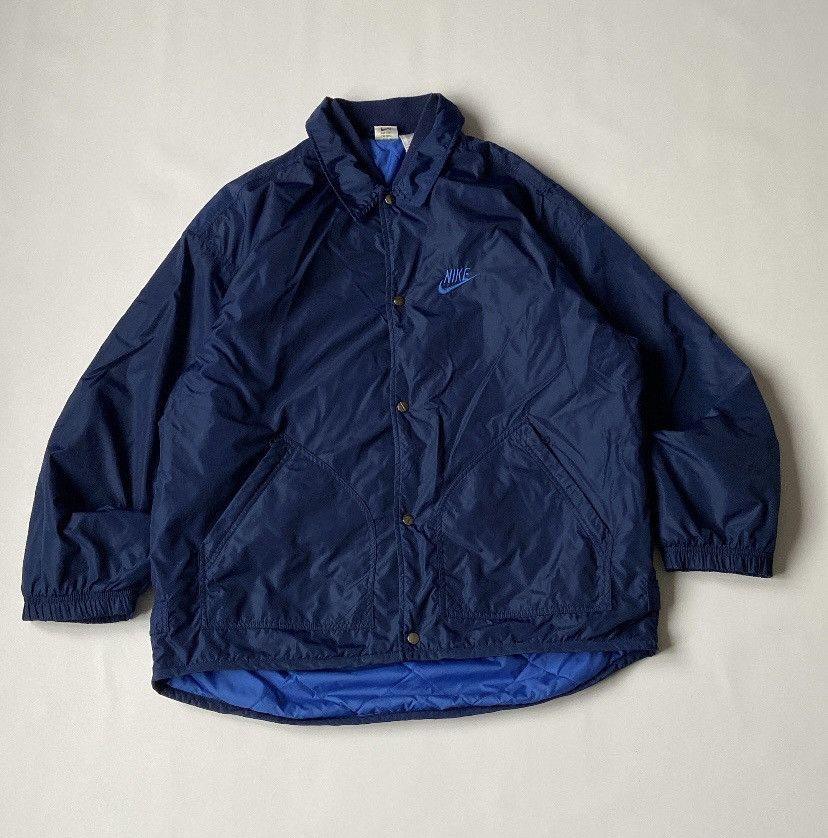 Nike Nike vintage big swoosh button-up bomber jacket Size US L / EU 52-54 / 3 - 4 Thumbnail