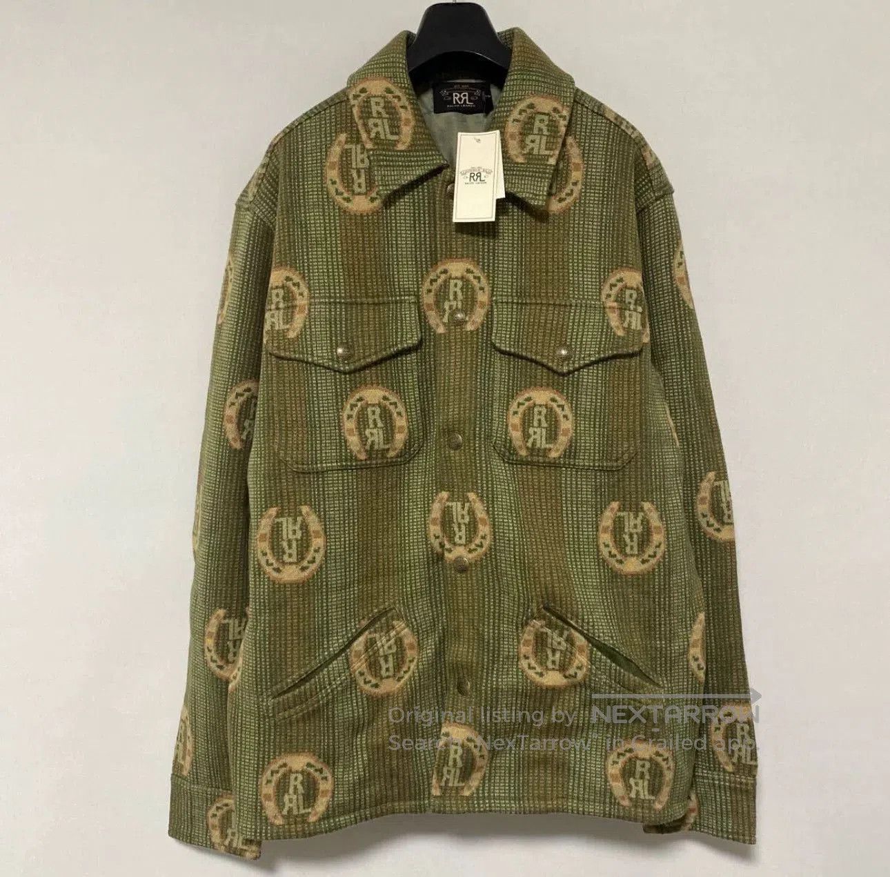 RRL Ralph Lauren Ralph Lauren Long Sleeve Printed Cotton Shirt. Size US L / EU 52-54 / 3 - 1 Thumbnail