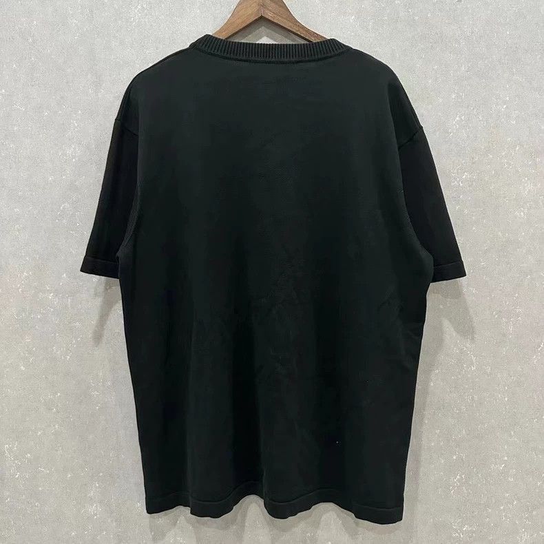 Louis Vuitton louis vuitton black embroidered short sleeve tee Size US L / EU 52-54 / 3 - 2 Thumbnail