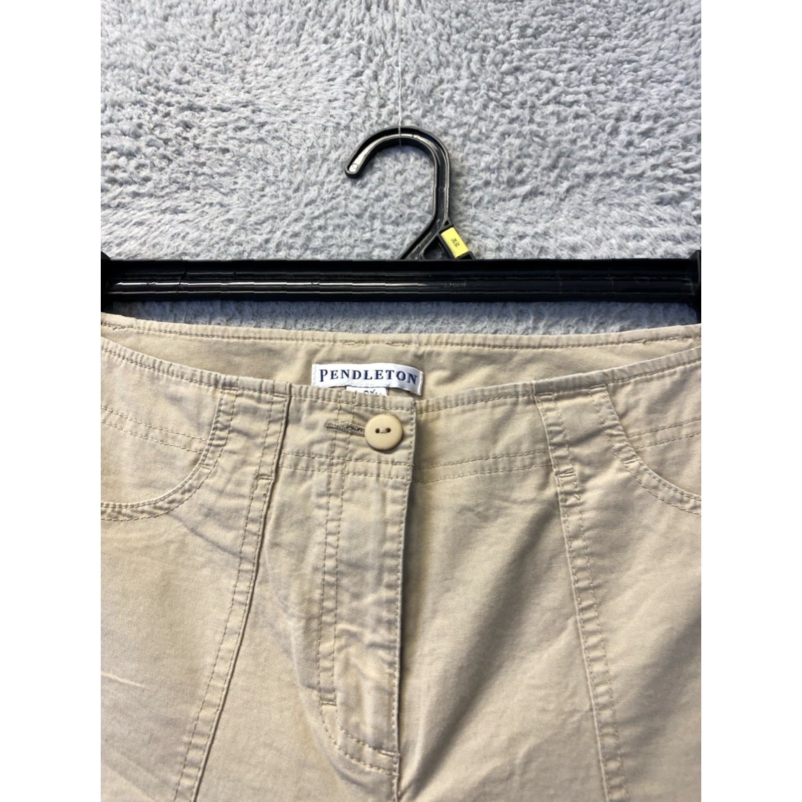 Pendleton Vintage Pendleton Women's Chino Shorts Size 8 Tan Casual Golf Travel Preppy Size 30" / US 8 / IT 44 - 2 Thumbnail