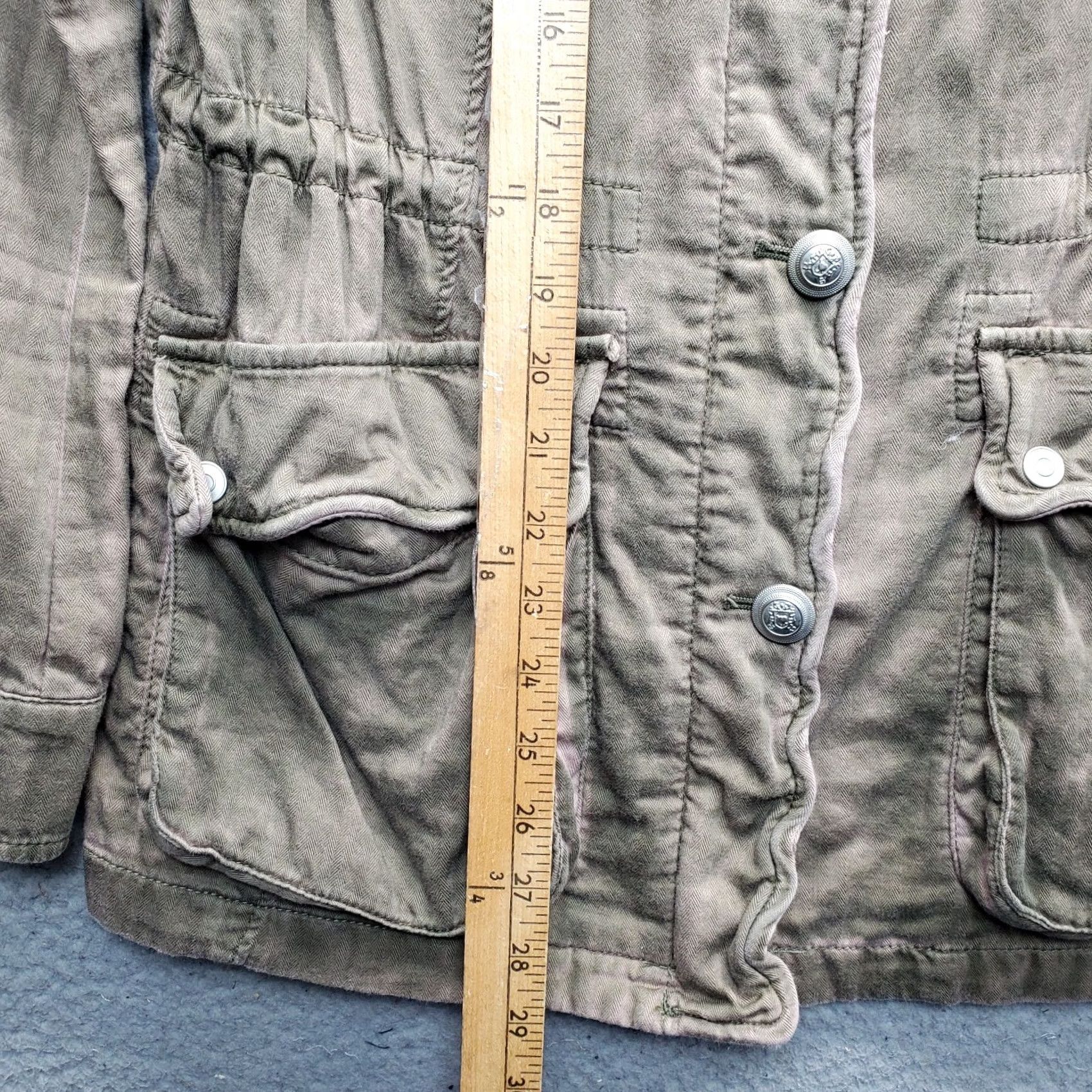Free People Free People Not Your Brother's Military Jacket Womens XS Multicolor Oversized Shirt Mens Women? Size XS / US 0-2 / IT 36-38 - 3 Thumbnail
