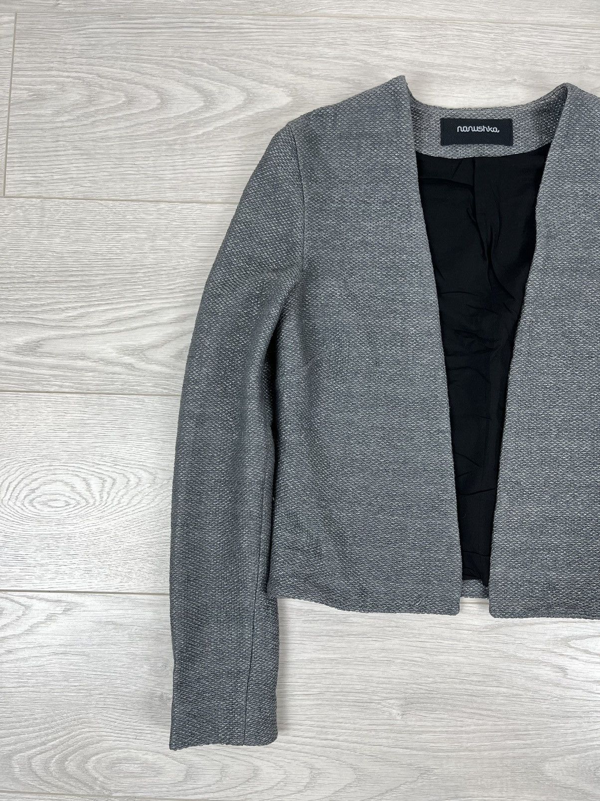 Nanushka Nanushka Grey Light Blazer Jacket XS Size XS / US 0-2 / IT 36-38 - 3 Thumbnail