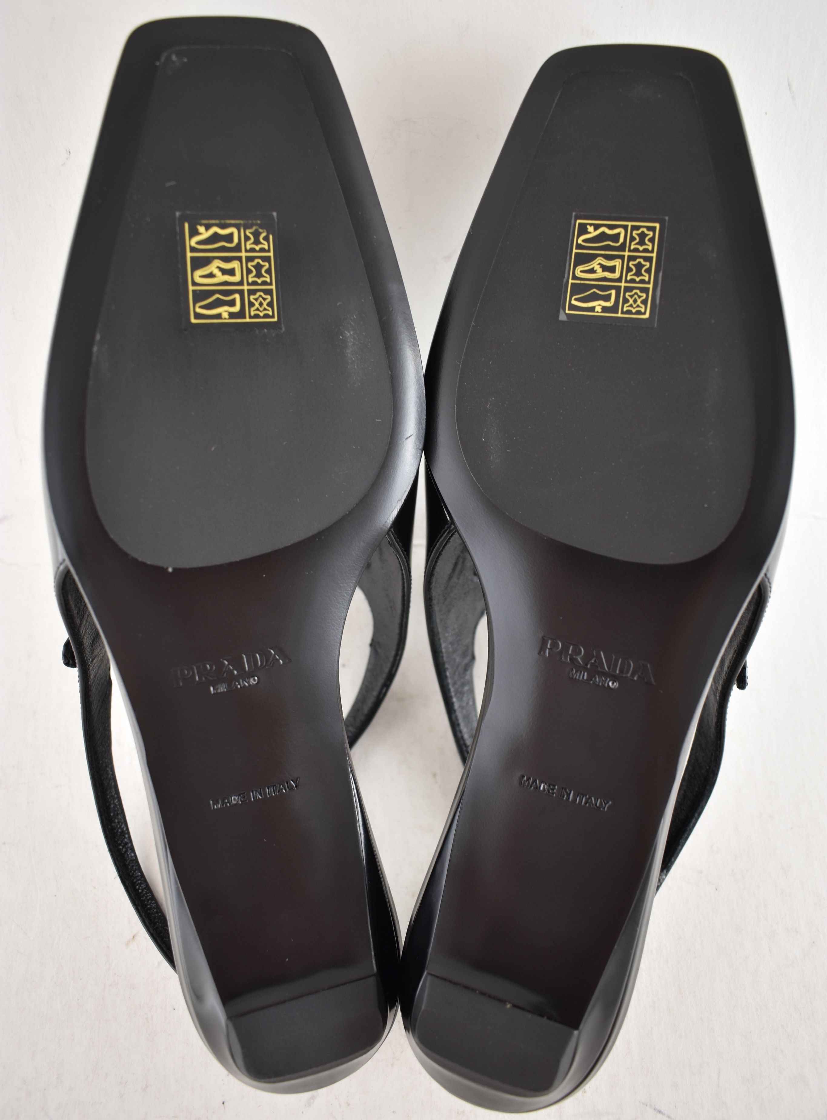 Prada Prada Square Mary Jane Slingback Ballerina Ballet Flat 36 Size US 6 / IT 36 - 16 Thumbnail