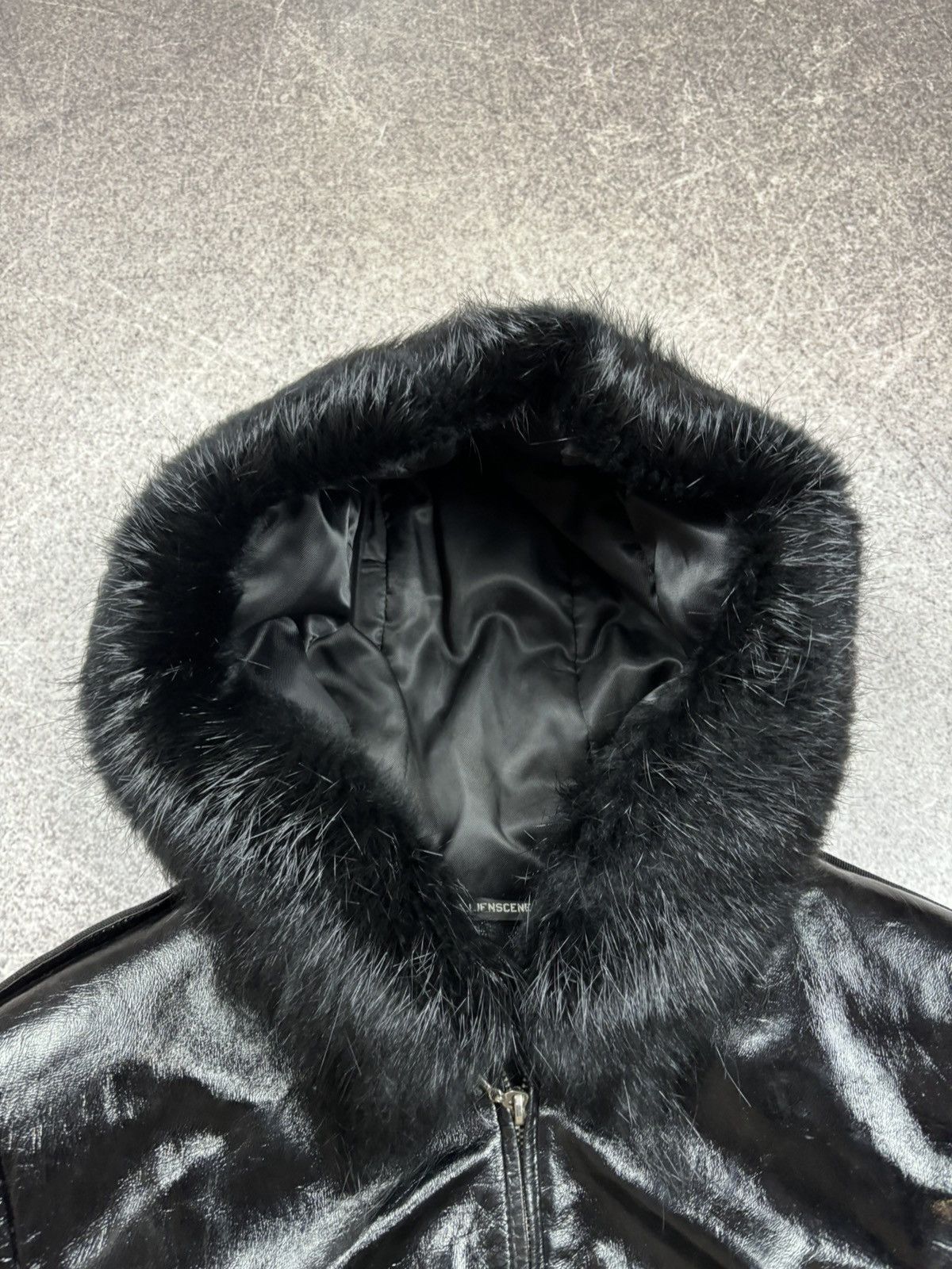 Hysteric Glamour Rick Owens VTG Yohji Yamamoto Style Fur Hood Leather Jacket Size US M / EU 48-50 / 2 - 5 Thumbnail
