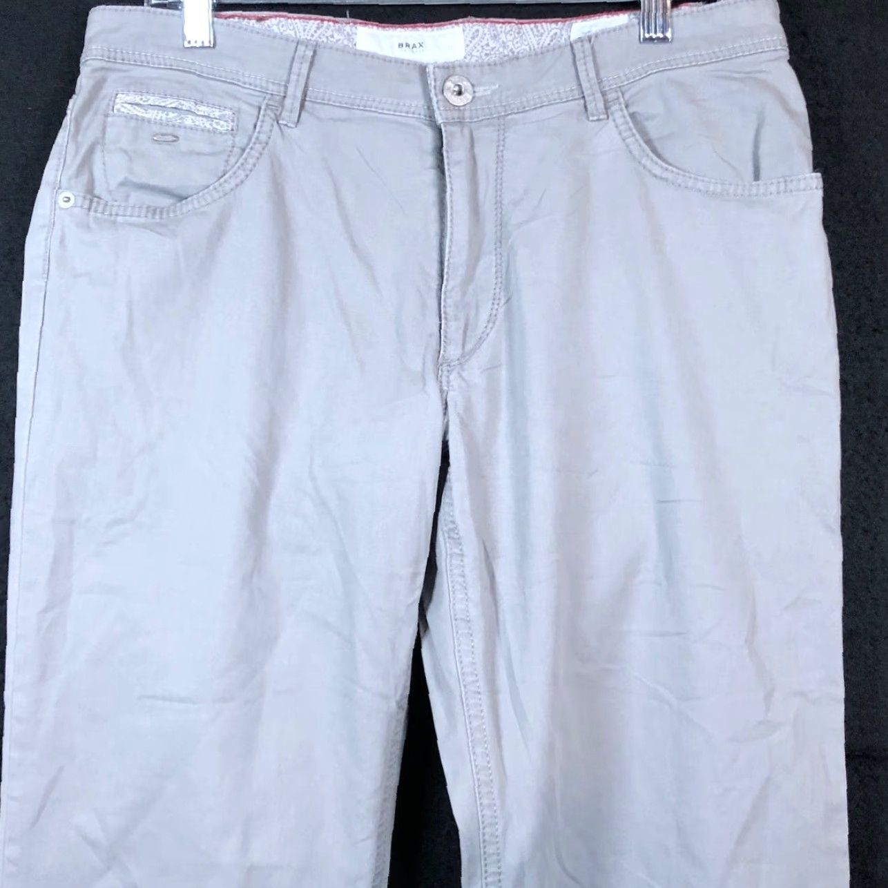 BRAX Brax Mens Jeans Gray Denim Chuck Modern Straight Lightweight Stretch 32x34 Size US 32 / EU 48 - 2 Thumbnail