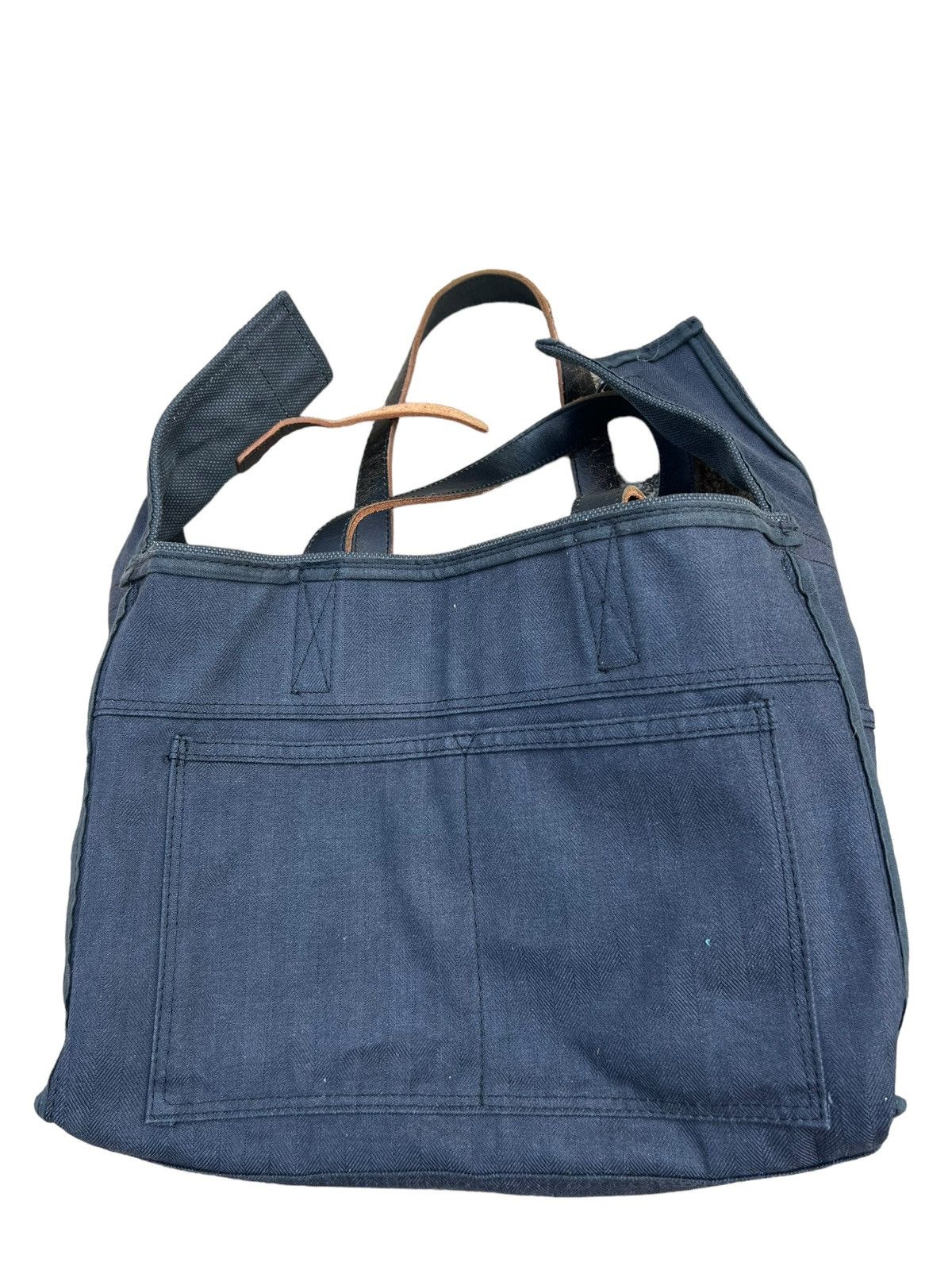 Porter 53225320 Waxed Herringbone Twill Cotton Handle Bag Size ONE SIZE - 18 Thumbnail