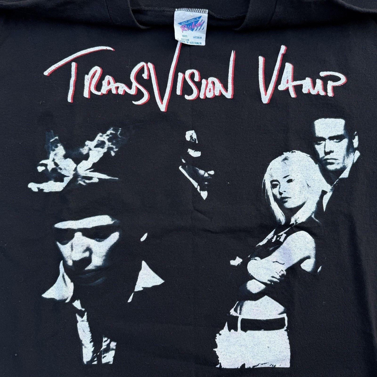 Band Tees × Vintage Vintage 1991 Transvision Vamp The Swamp Rocks Tour Tee Size US M / EU 48-50 / 2 - 1 Thumbnail