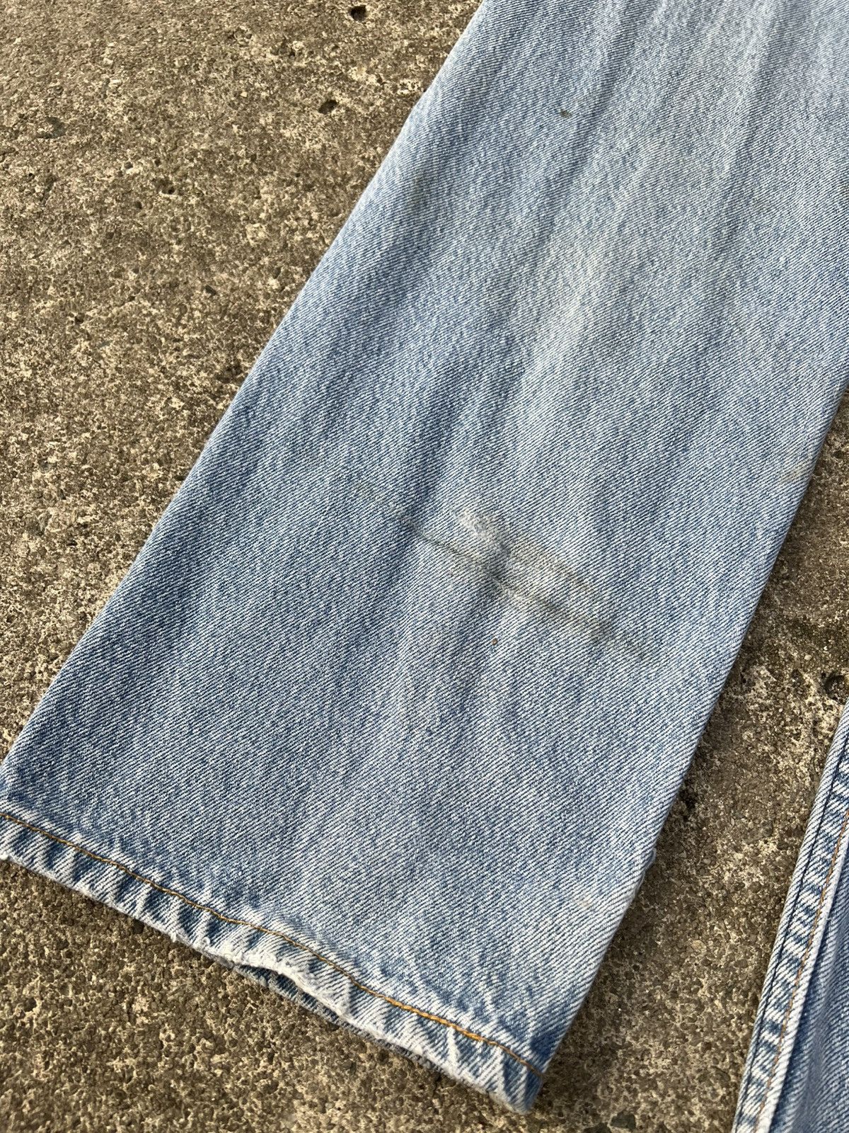 Levi's Vintage 90’s Levi’s 501xx Faded Distressed Mud Wash Jean#USA Size US 32 / EU 48 - 16 Thumbnail