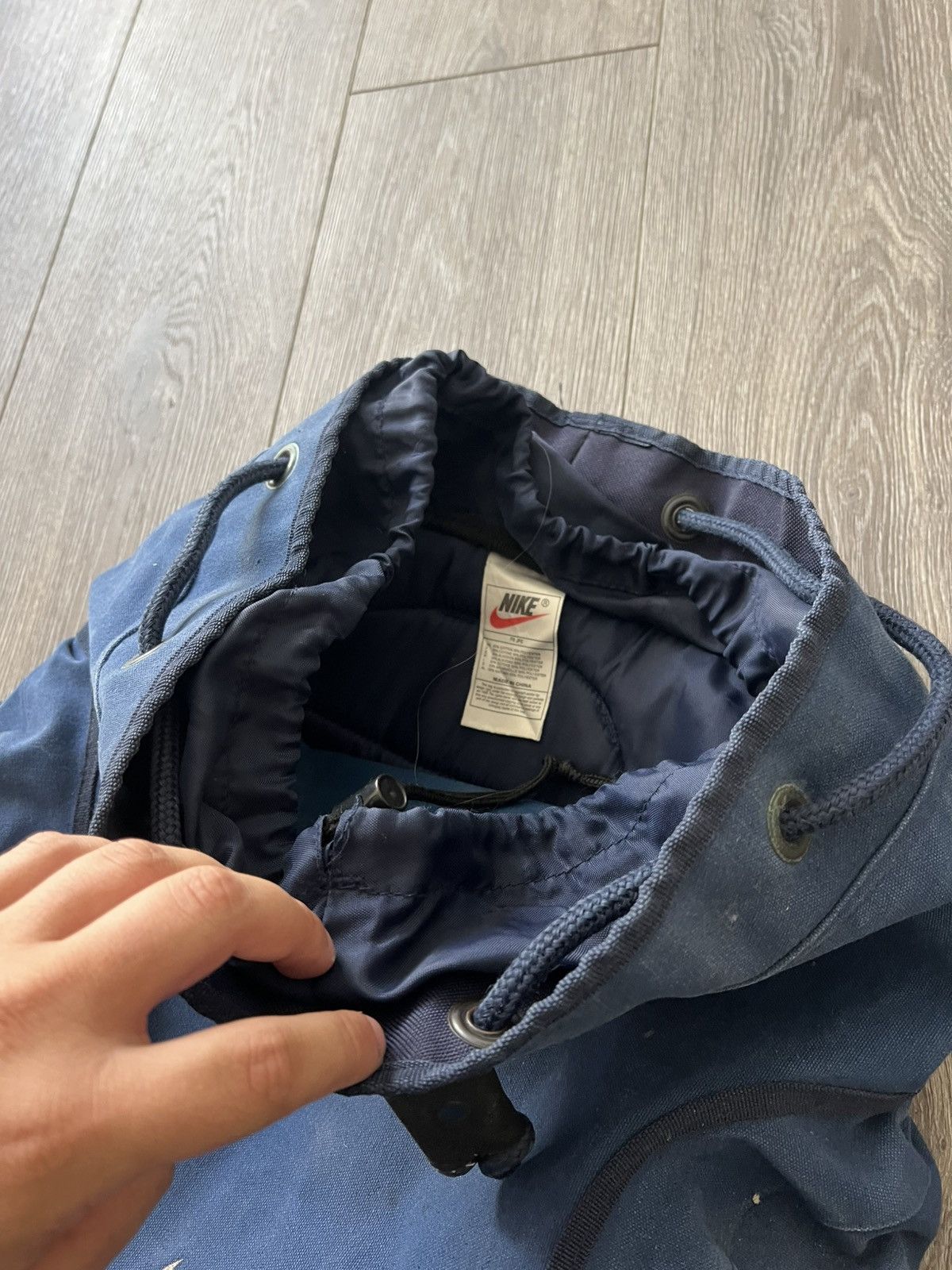Nike 90s Vintage Nike Bag Backpack Size ONE SIZE - 9 Thumbnail