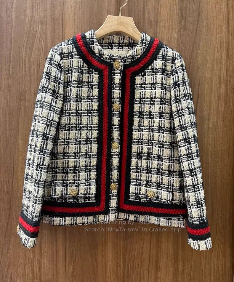 Gucci Gucci Classic plaid short coat and short skirt set Size S / US 4 / IT 40 - 3 Thumbnail