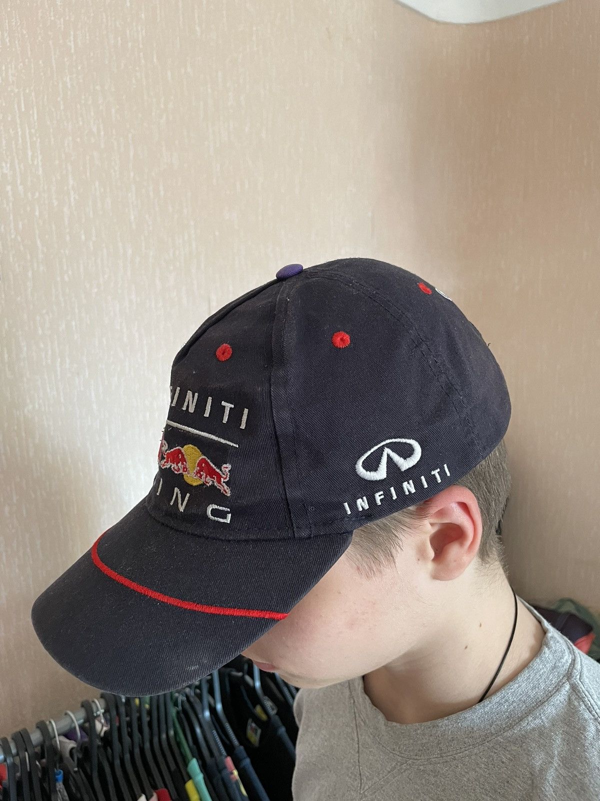 Red Bull × Vintage Vintage Red Bull Racing Infinity Cap Size ONE SIZE - 3 Thumbnail