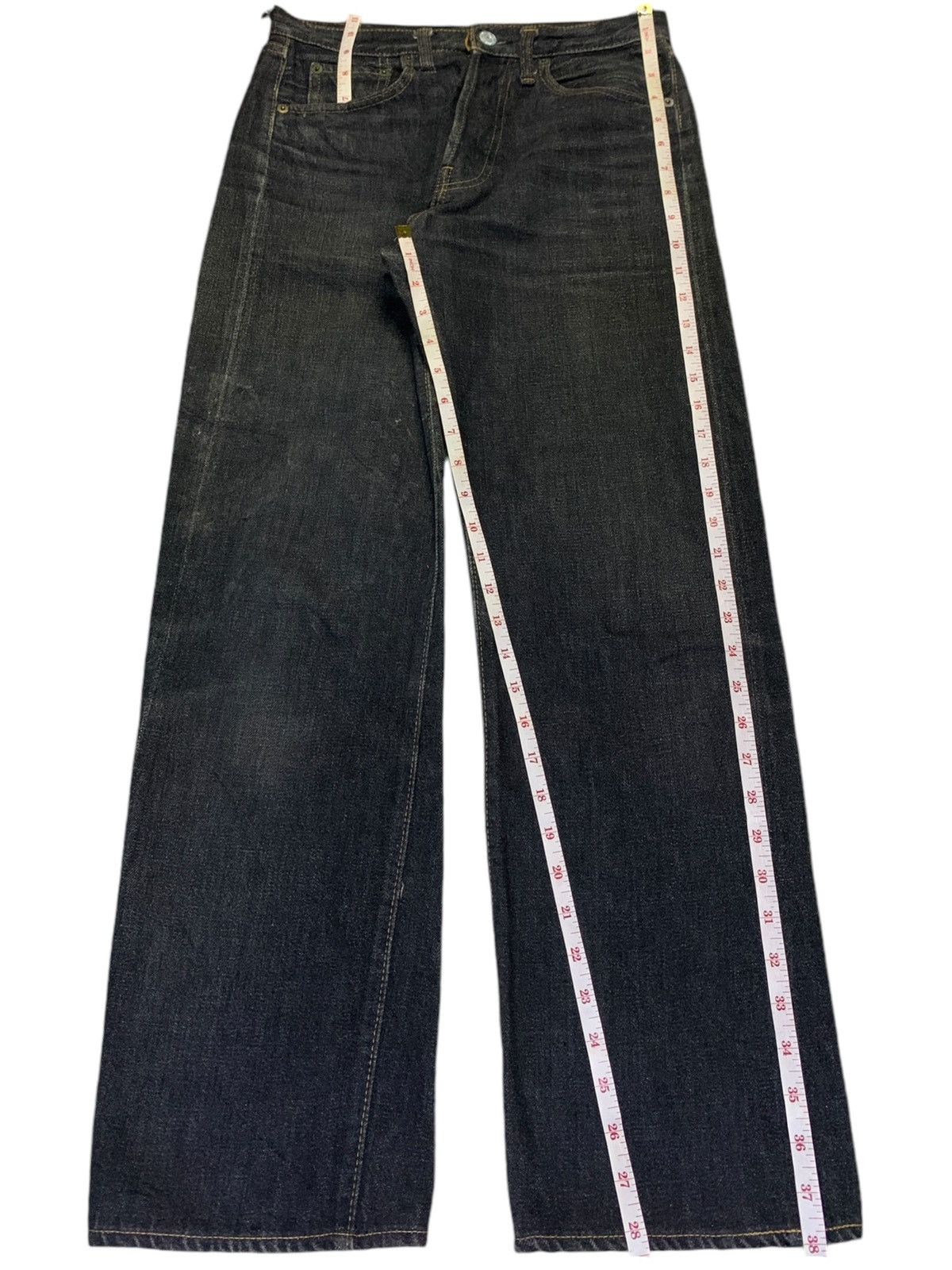 Denime Vintage Japanese Denime Button Fly Loose Selvedge Jeans Size US 29 - 13 Thumbnail