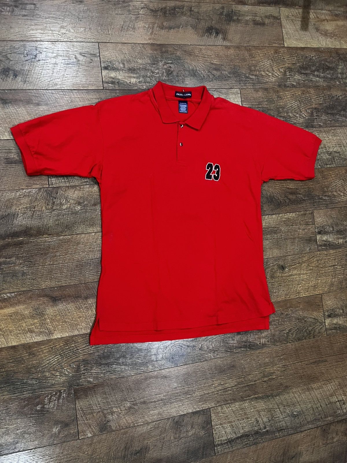 Jordan Brand VTG 90s Michael Jordan #23 Polo Shirt Red XXL Chicago Bulls Size US XXL / EU 58 / 5 - 1 Thumbnail