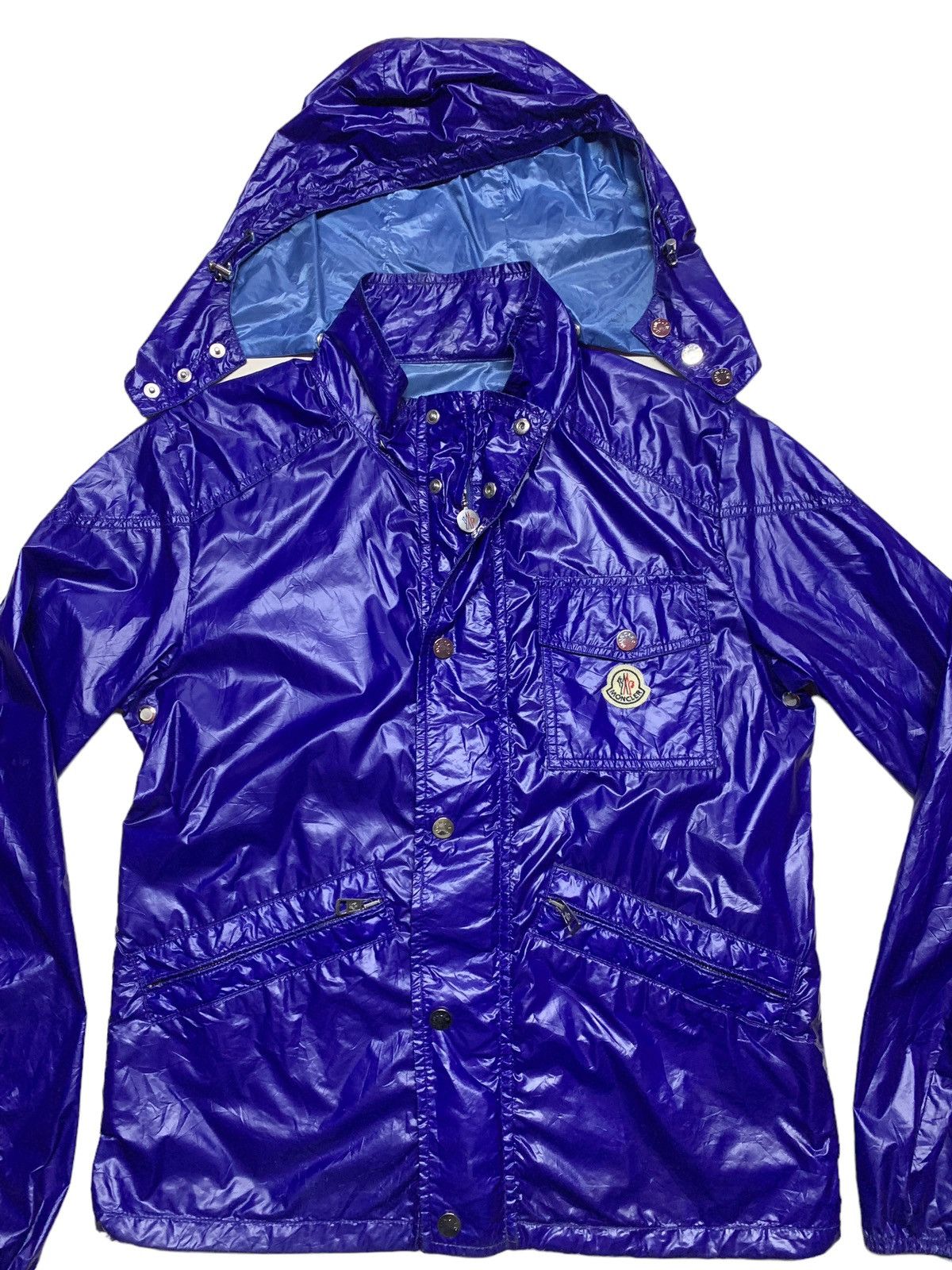 Moncler Auth men’s moncler ganguin blue nylon windbreaker casual Size US M / EU 48-50 / 2 - 4 Thumbnail