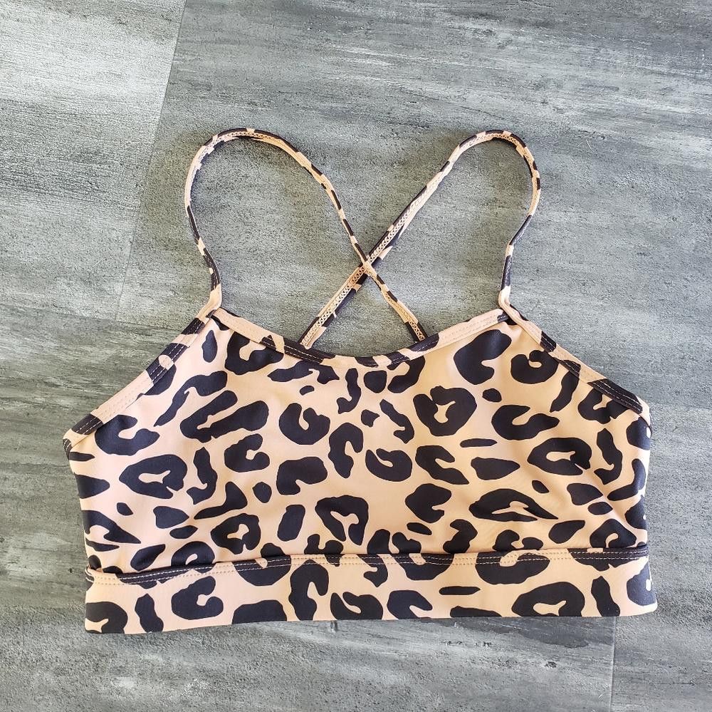 Designer Nude Black Leopard HS High Waisted Activewear Set Size 28" / US 6 / IT 42 - 2 Thumbnail