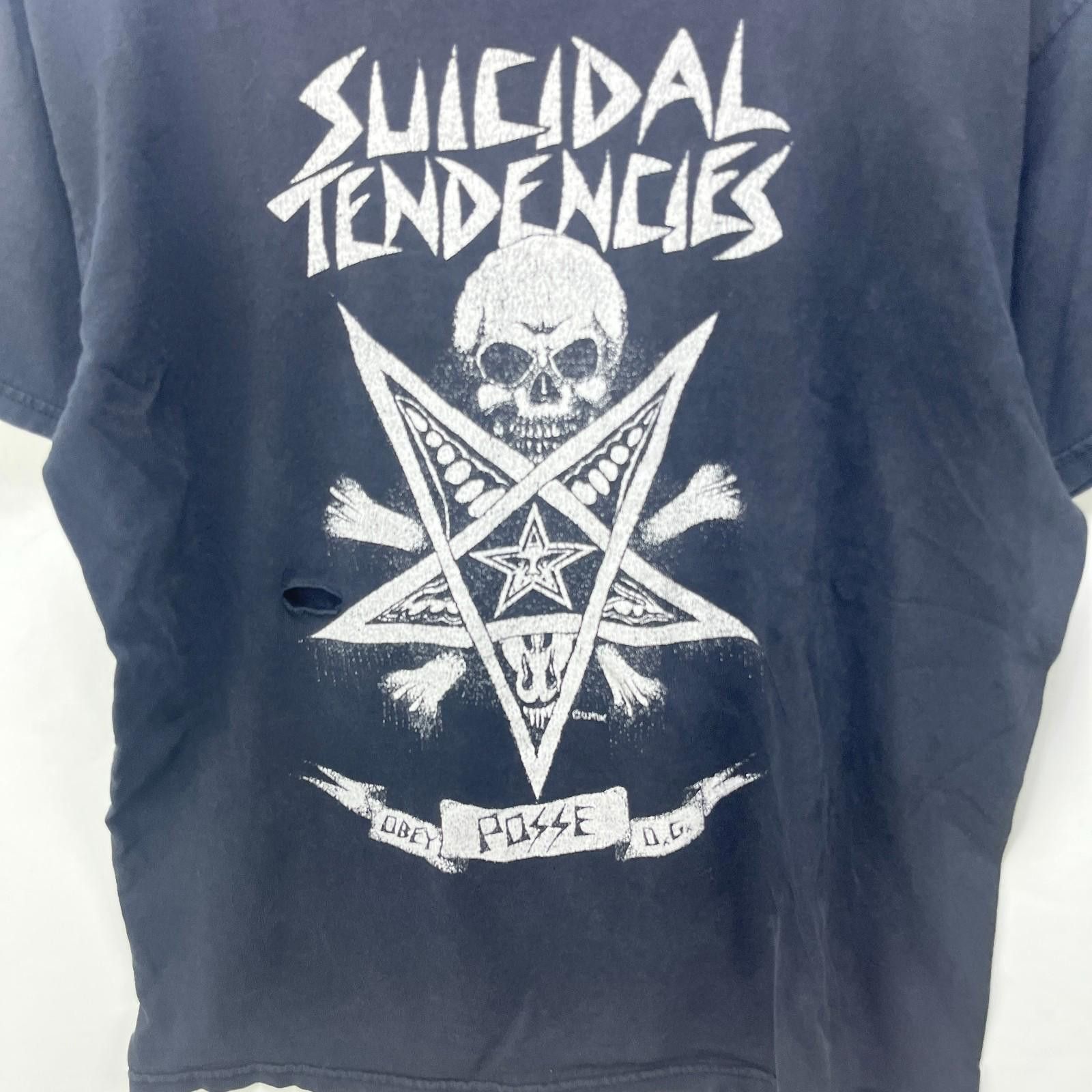 Vintage Vintage Suicidal Tendencies Sun Faded Band T Shirt Obey Size US L / EU 52-54 / 3 - 2 Thumbnail