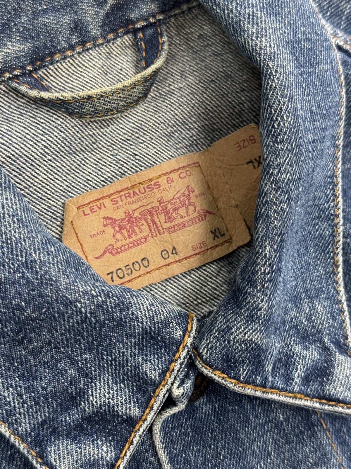 Levi's Levis Vintage 90s y2k Denim Jacket Size US XL / EU 56 / 4 - 7 Thumbnail