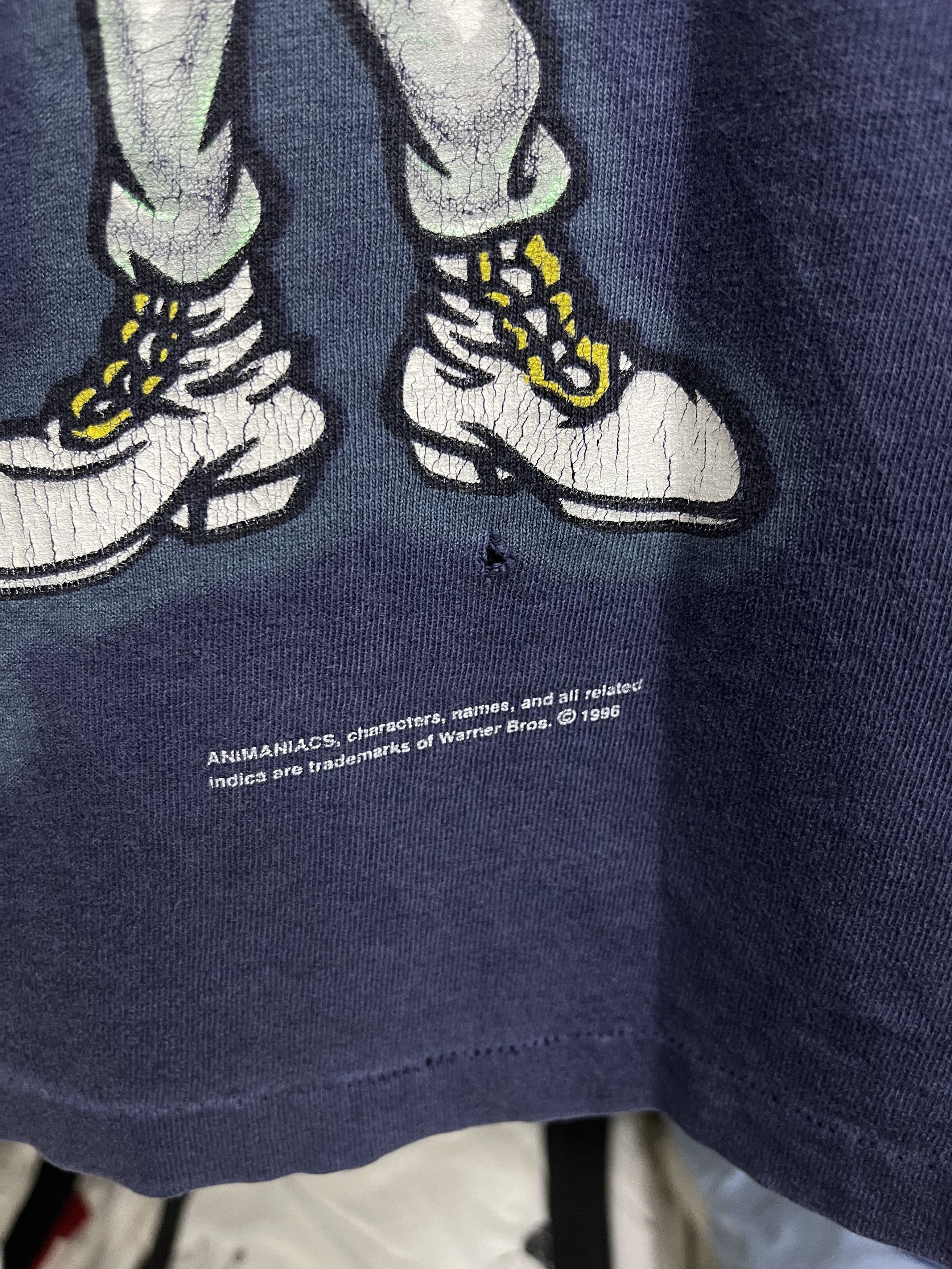 Cartoon Network × Vintage × Warner Bros Vintage 1996 Animaniacs Warner Bros Alien Encounter Tee L Size US L / EU 52-54 / 3 - 8 Thumbnail
