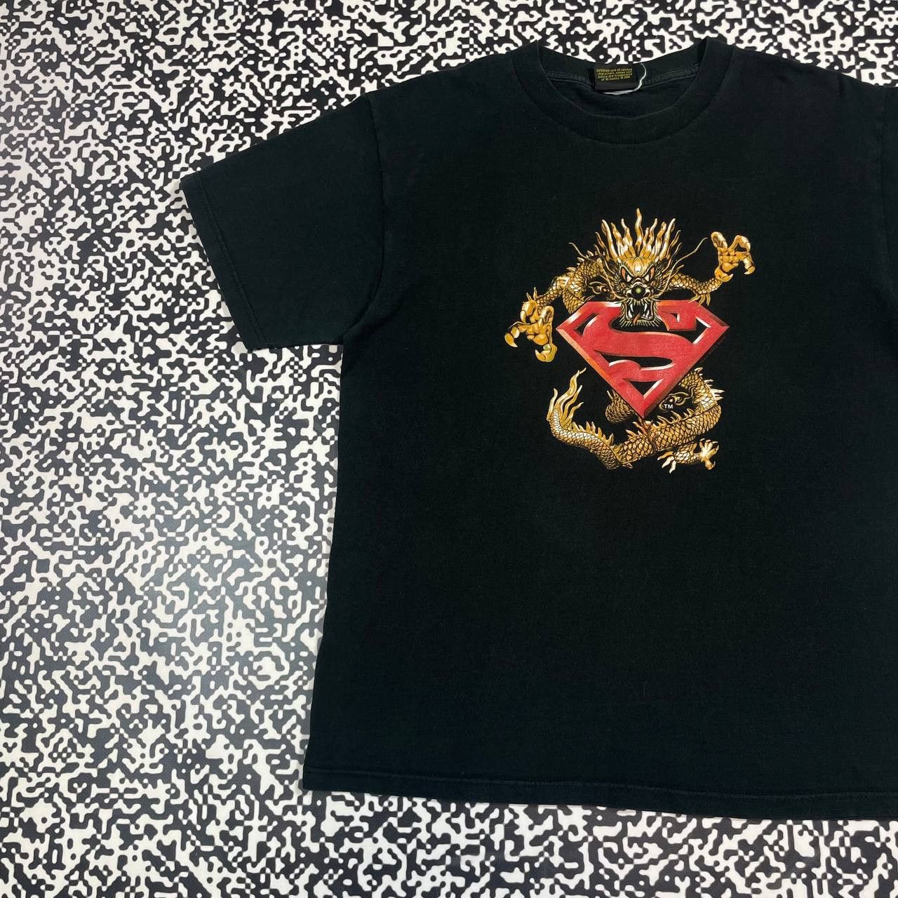 Vintage Vintage 1999 Superman Japanese Dragon T-shirt Movie Warner Size US M / EU 48-50 / 2 - 2 Thumbnail