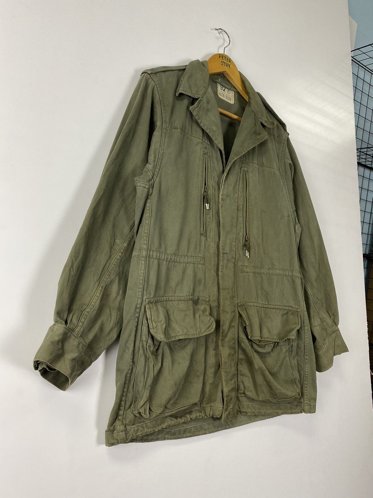 Vintage Vintage 70s Military Jacket Size US L / EU 52-54 / 3 - 4 Thumbnail