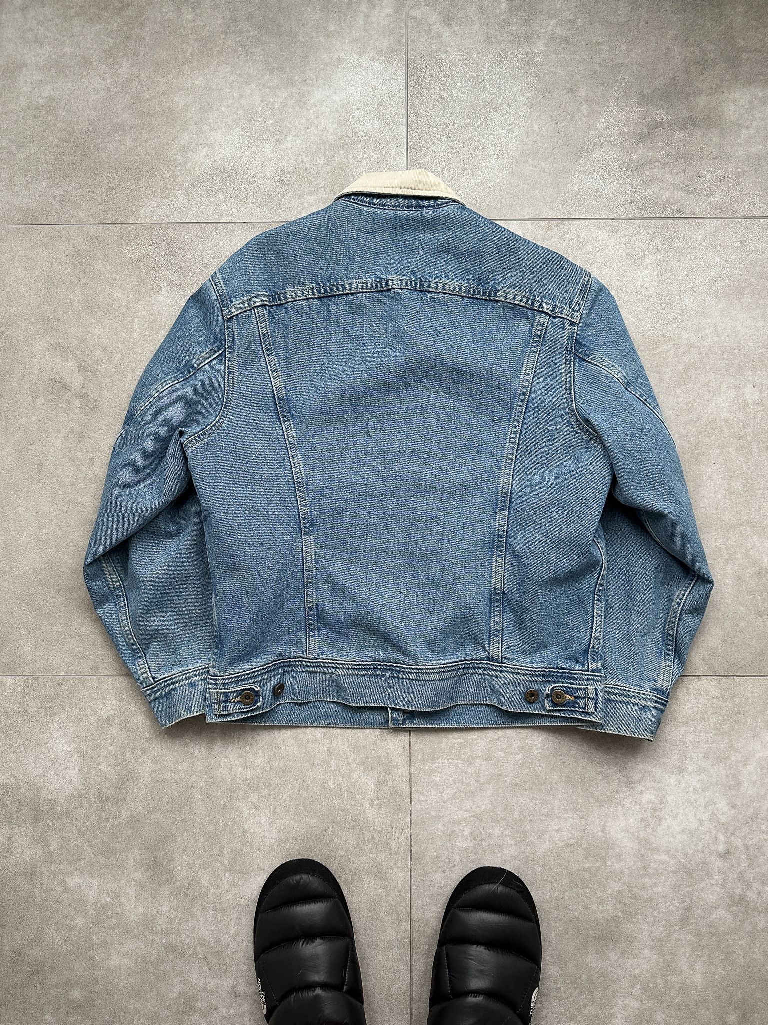 Lee Vintage Lee Blue Denim Trucker Sherpa Jacket Size US M / EU 48-50 / 2 - 2 Thumbnail