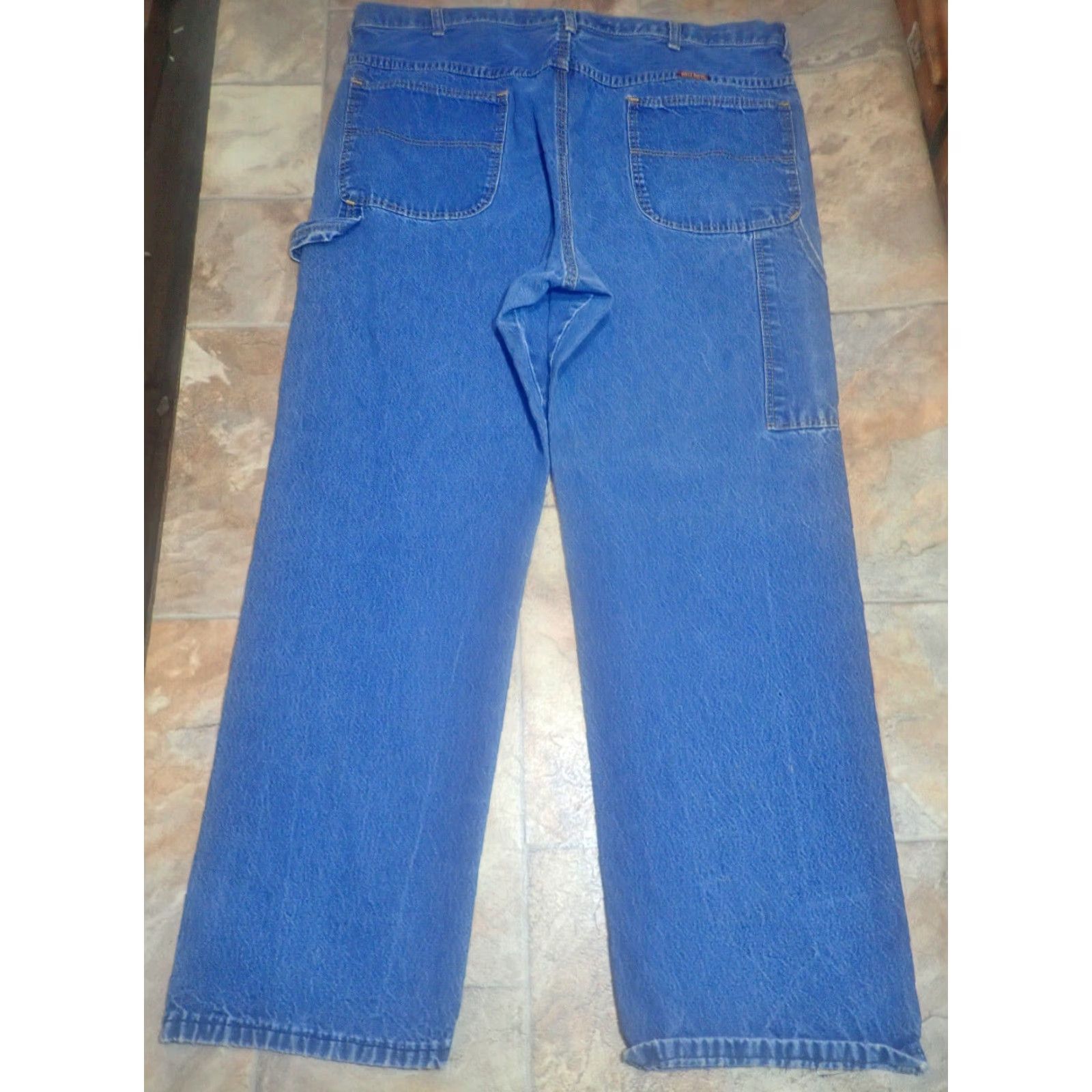 Wrangler VINTAGE Wrangler Big Ben Carpenter Pants Made in USA Work Jeans Blue 38x29 Unisex Adults Size US 38 / EU 54 - 4 Thumbnail