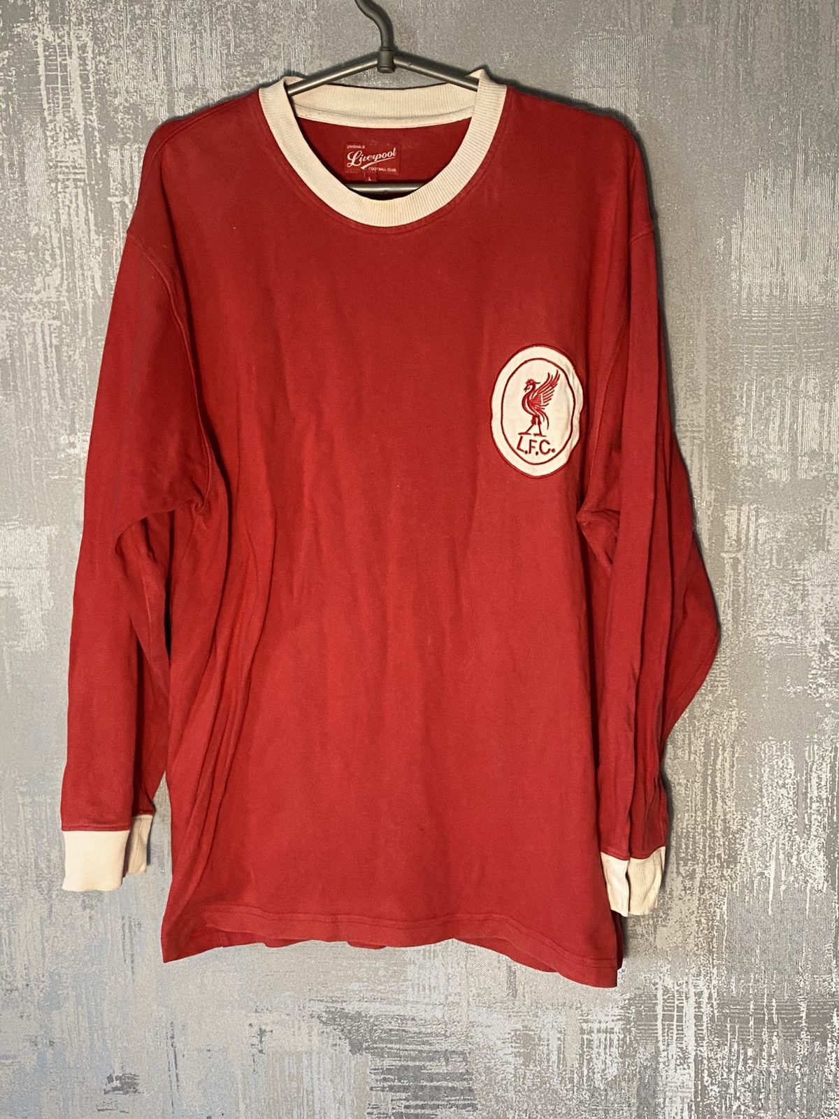 Vintage Vintage Liverpool Soccer Jersey Football Shirt Long Sleeve Size US L / EU 52-54 / 3 - 1 Thumbnail