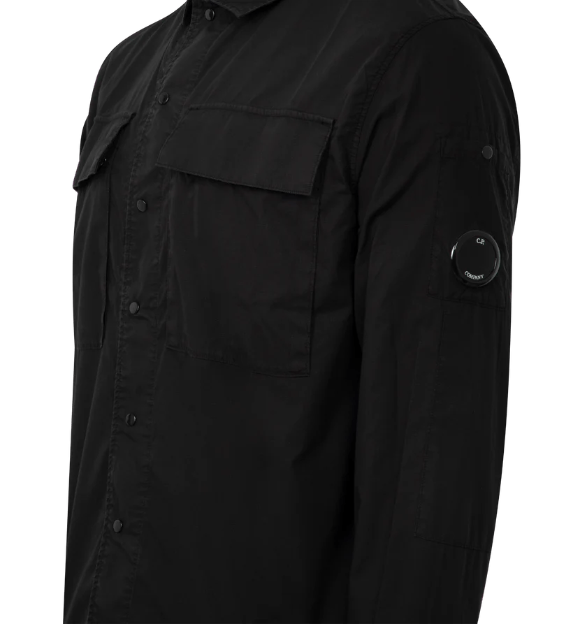 C.P. Company o1h1sh10525 Overshirt in Black Size US M / EU 48-50 / 2 - 3 Thumbnail