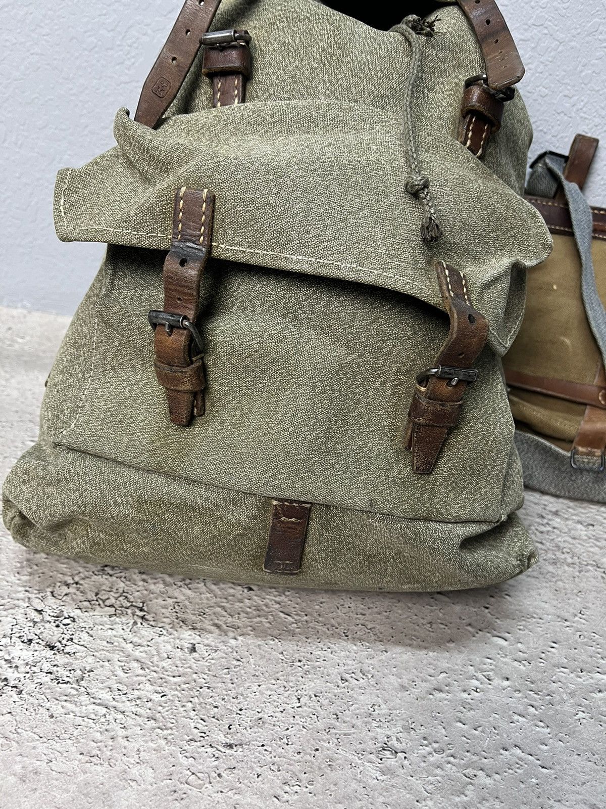 Vintage True Vintage Issue 1948 Bag Pack x2 Swiss Army Size ONE SIZE - 20 Thumbnail