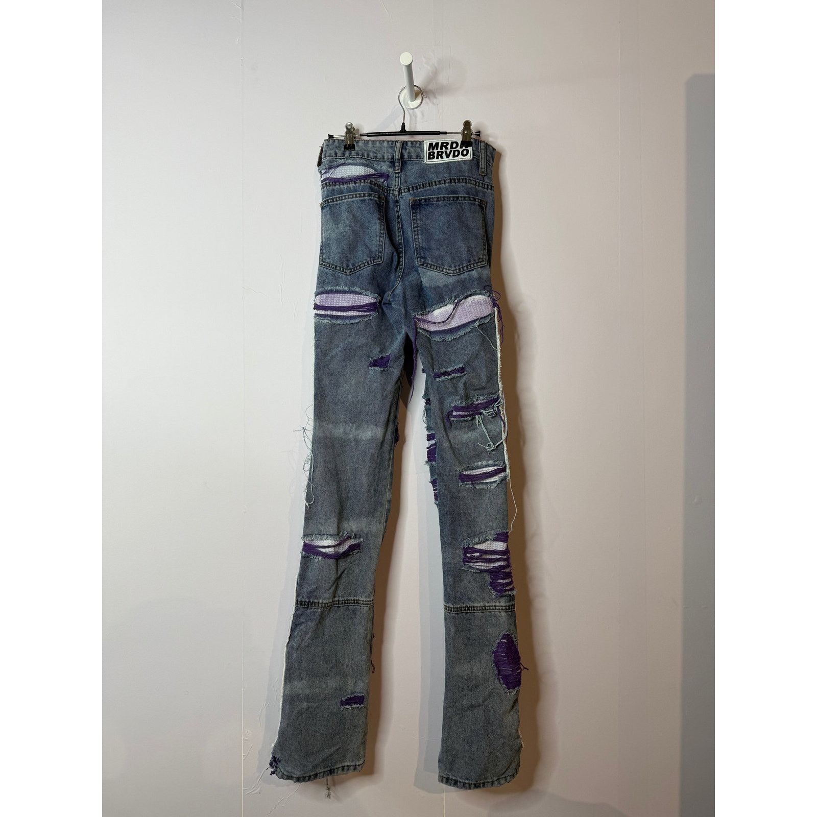 Who Decides War WDW Purple Window Blue Jeans Size US 26 / EU 42 - 2 Thumbnail