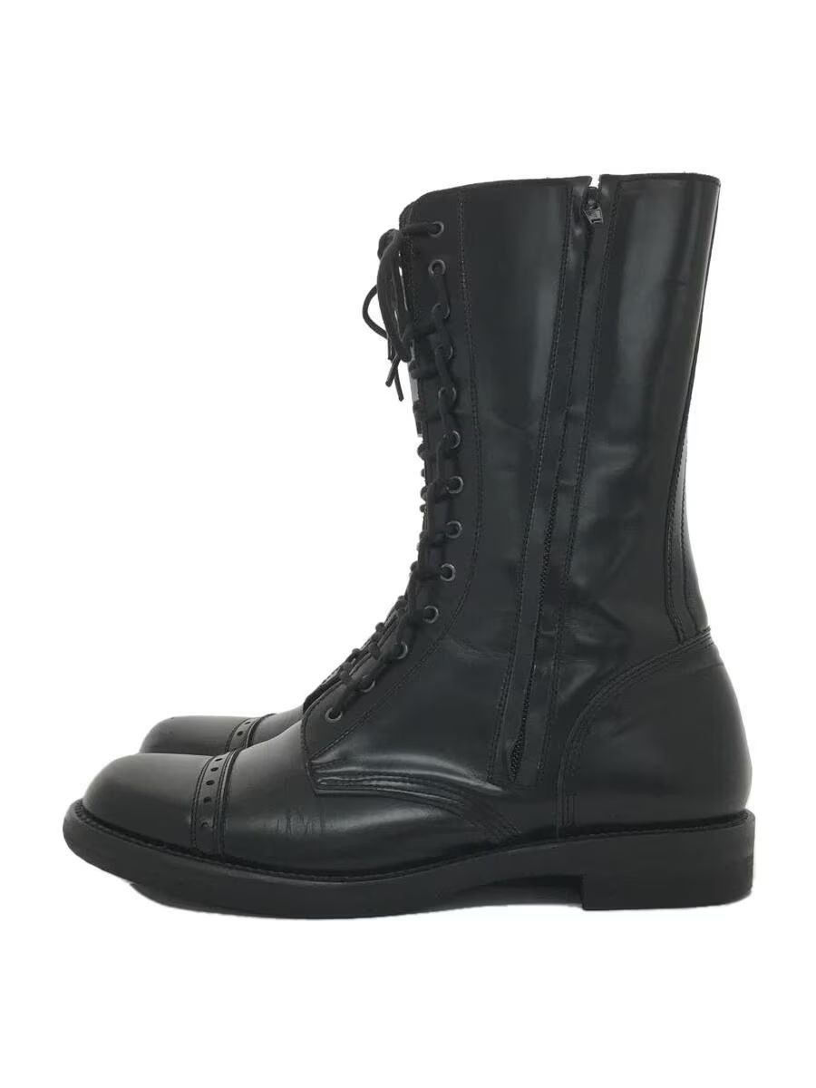 Yohji Yamamoto Leather Lace Up Combat Boots Size US 10.5 / IT 40.5 - 2 Thumbnail