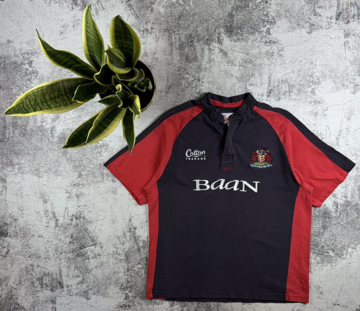 Cotton Traders Gloucester Rugby Shirt 2002 2003 Cotton Traders 00s Large Polo Jersey T Shirt Size US L / EU 52-54 / 3 - 1 Thumbnail