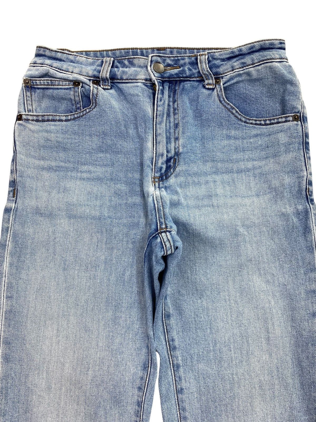 GU Gu Brand Faded Blue Wash Style Flare Jeans Size US 28 / EU 44 - 2 Thumbnail