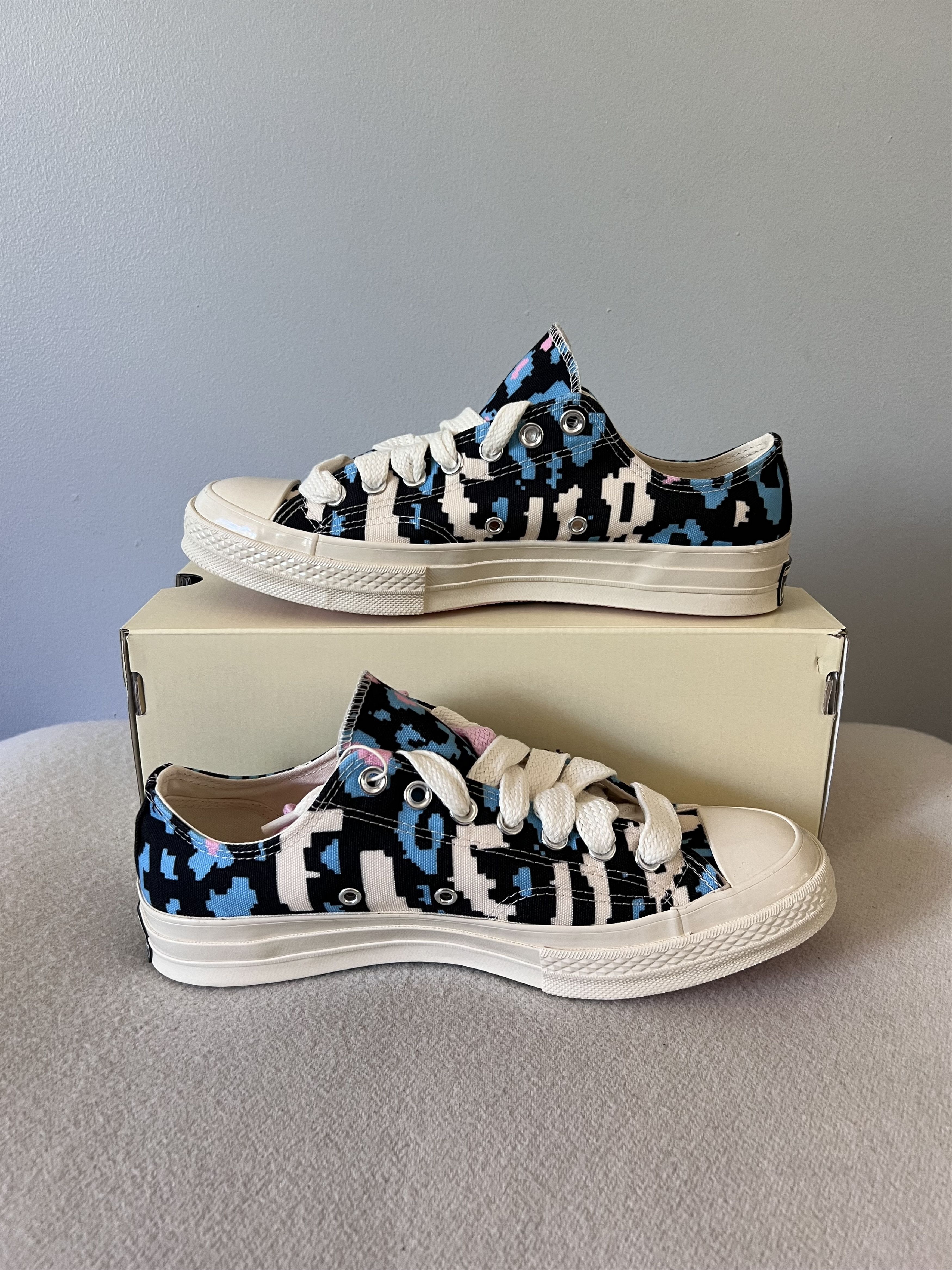 Converse × Golf le Fleur Golf le Fleur Converse Chuck 70 Ox in Teal Leopard Digi Camo Size US 8.5 / EU 41-42 - 3 Thumbnail