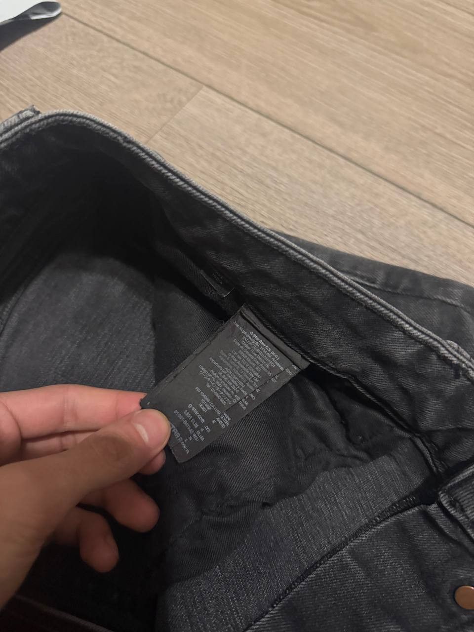 G-Star G Star Raw 3301 Jeans Men Black size 32 Size US 32 / EU 48 - 5 Thumbnail
