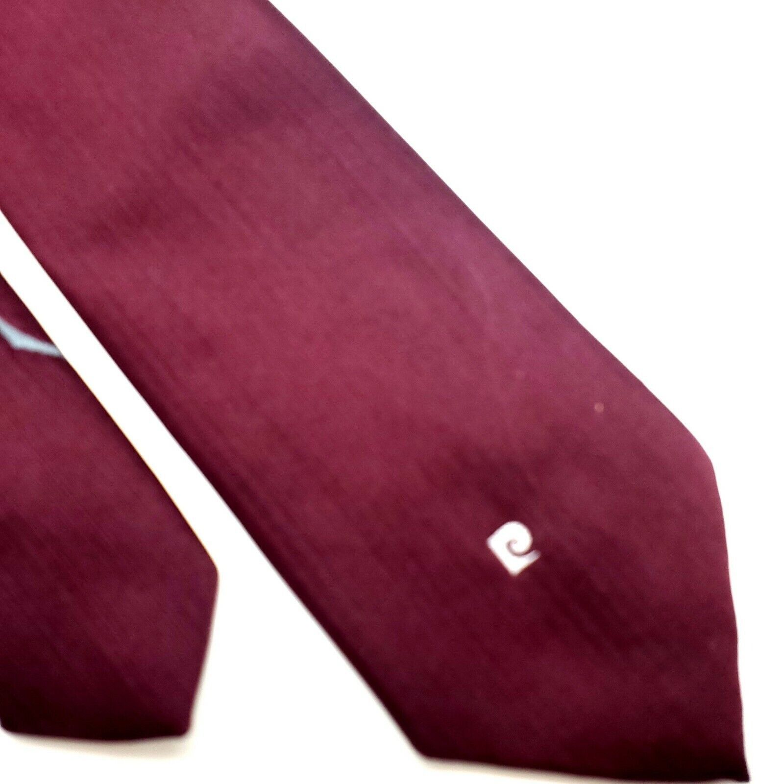 Pierre Cardin Pierre Cardin Polyester Tie Purple Short Skinny Size ONE SIZE - 1 Thumbnail