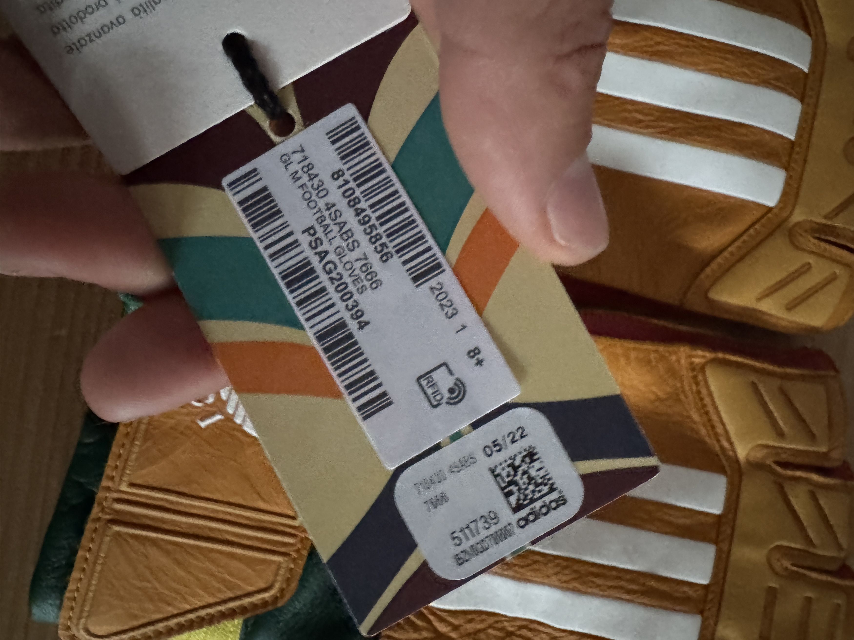 Adidas × Gucci Yellow Leather Gloves Size ONE SIZE - 16 Thumbnail