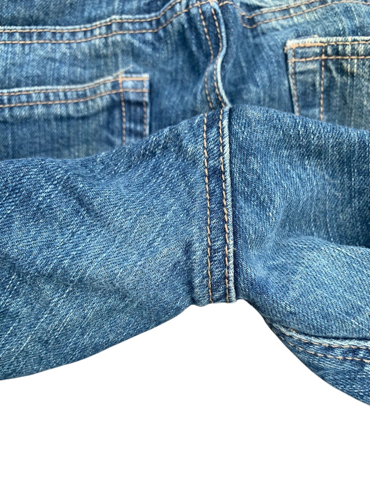 Kapital DOUBLE WAIST PUNK STYLE RUSTY UNBRAND DISTRESSED DENIM Size US 29 - 13 Thumbnail