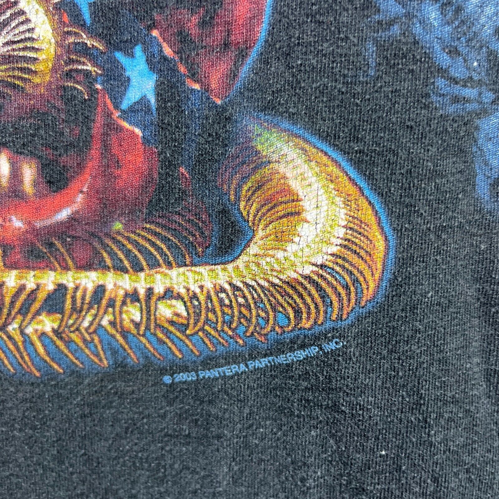 Vintage Vintage Pantera Sun Faded Snake Skull T Shirt Large Band Size US L / EU 52-54 / 3 - 5 Thumbnail