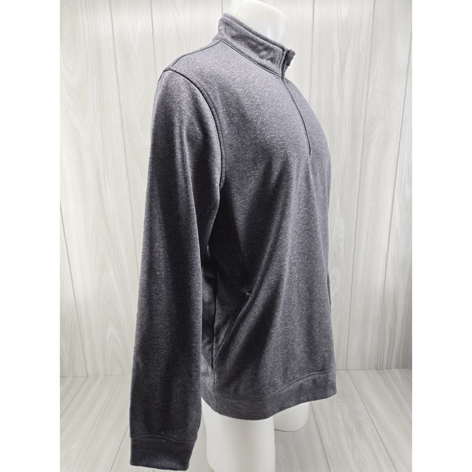 Vintage VINTAGE Pro Tour Men’s Pullover Shirt Long Sleeve 1/4 Zip Gray Medium Athletic Casual Golf Shirt Size US M / EU 48-50 / 2 - 5 Thumbnail