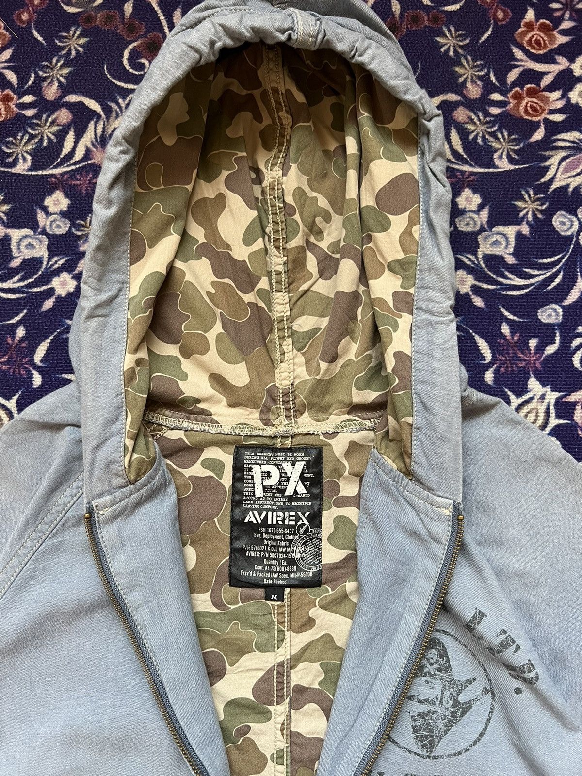 Avirex Camouflaged Avirex USMC Military Vintage Hooded Jacket Size US M / EU 48-50 / 2 - 7 Thumbnail