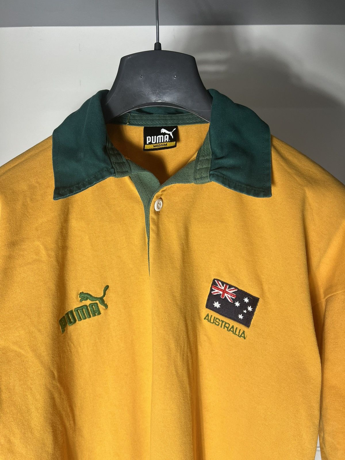 Vintage VERY RARE PUMA AUSTRALIA RETRO RUGBY JERSEY BLOKECORE 90s Size US M / EU 48-50 / 2 - 3 Thumbnail