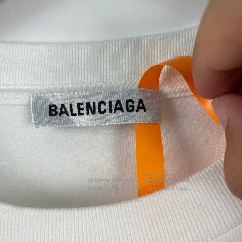 Balenciaga Balenciaga Green BB Logo Short Sleeve Size US L / EU 52-54 / 3 - 3 Thumbnail