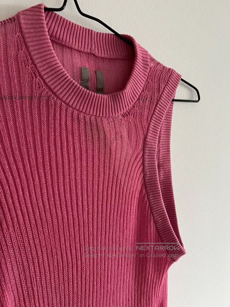 Rick Owens RICK OWENS Pink knit sweater Size S / US 4 / IT 40 - 3 Thumbnail