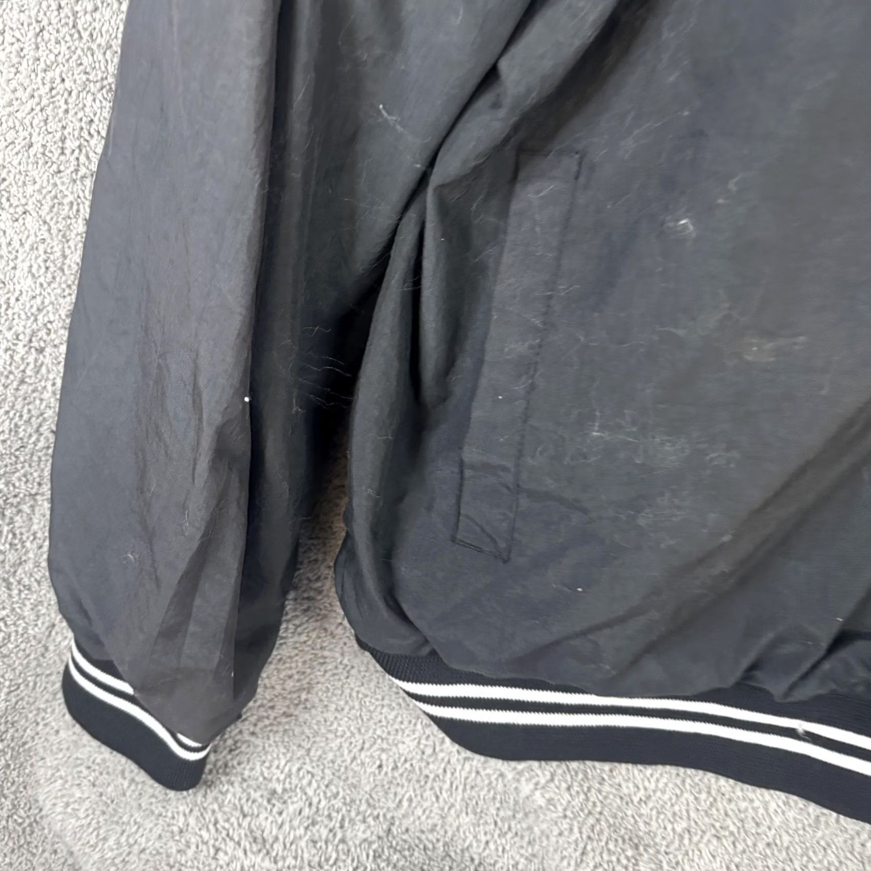 Russell Athletic VINTAGE Russell Athletic Windbreaker Jacket Mens 2XL Black Argo 98 Football 90s Size US XXL / EU 58 / 5 - 2 Thumbnail