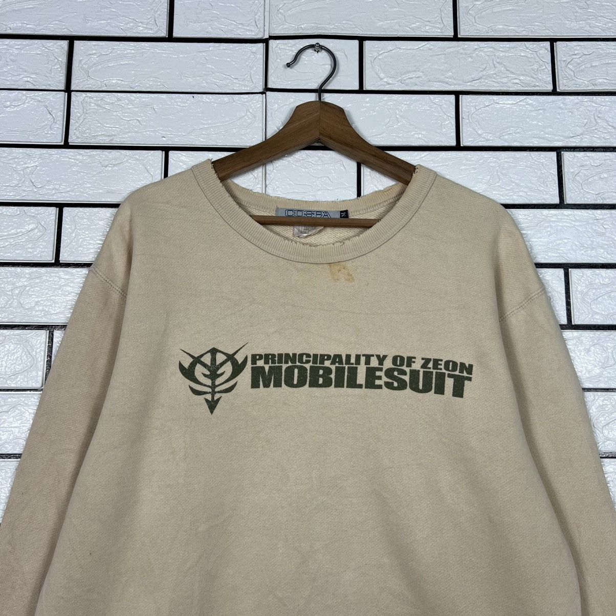 Vintage COSPA Principality of Zeon MOBILESUIT Sweatshirt #4249-C193 Size US M / EU 48-50 / 2 - 5 Thumbnail