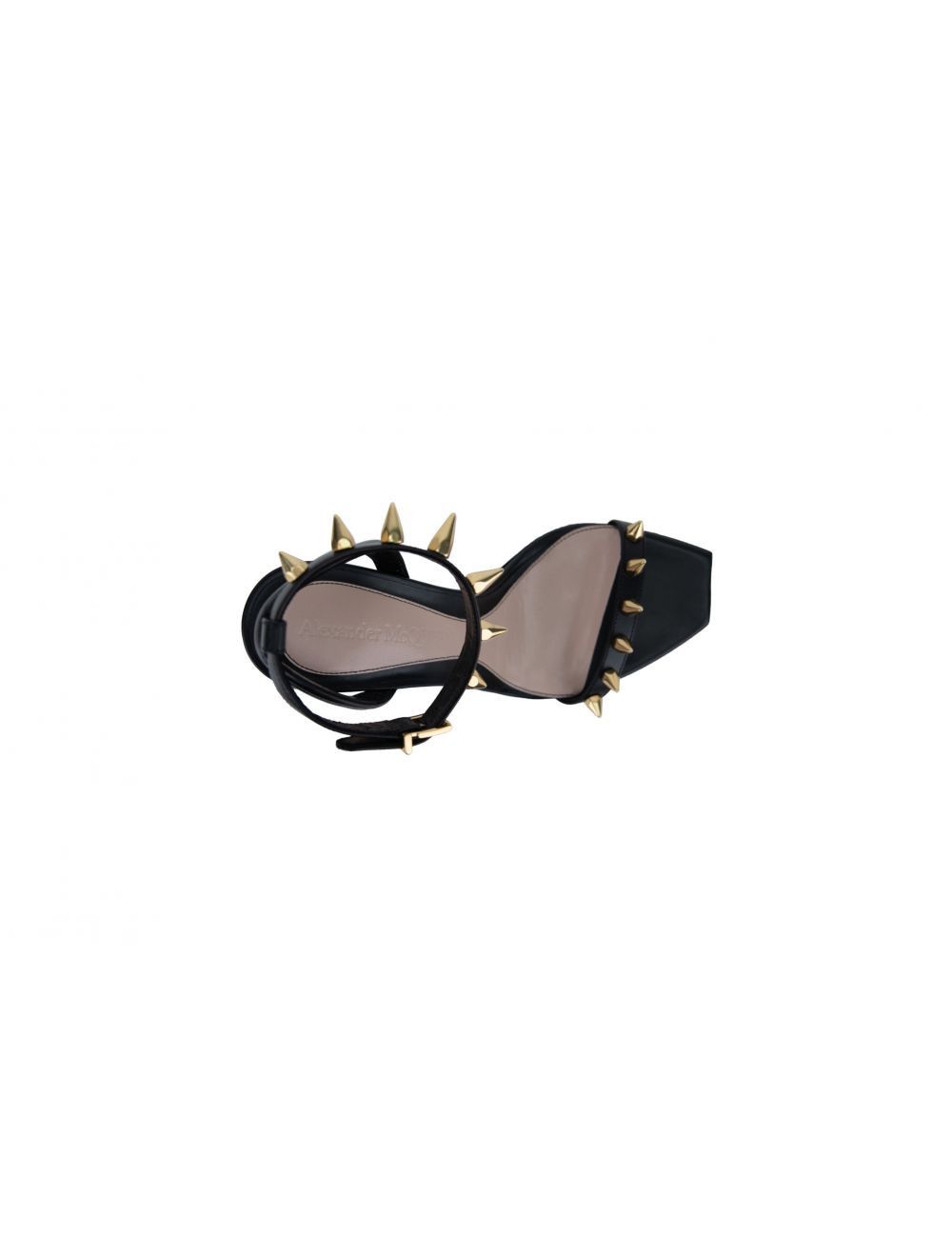 Alexander McQueen o1y0225 Sandals in Black Size US 7.5 / IT 37.5 - 4 Thumbnail