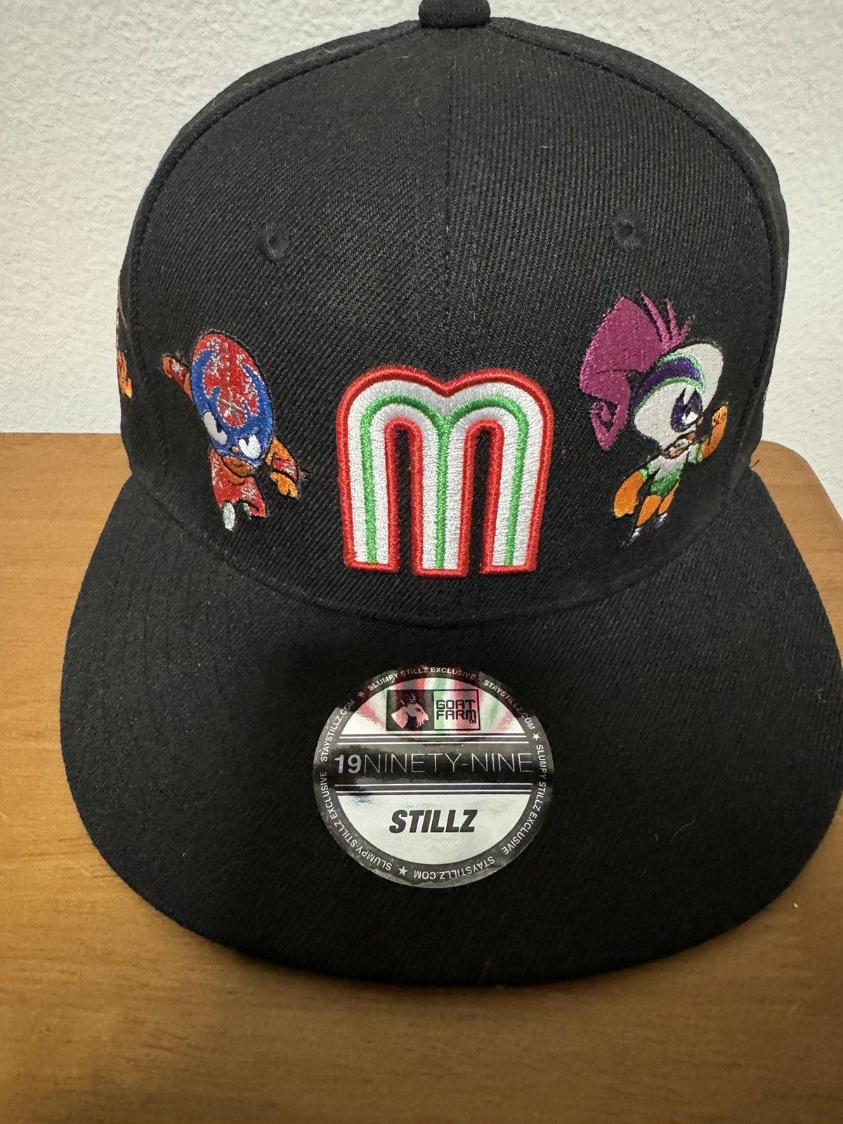 STILLZ×Slumpykev キャップ　刺繍　プロレス メキシコmucha STILLZ×Slumpykev キャップ刺繍プロレス メキシコmucha