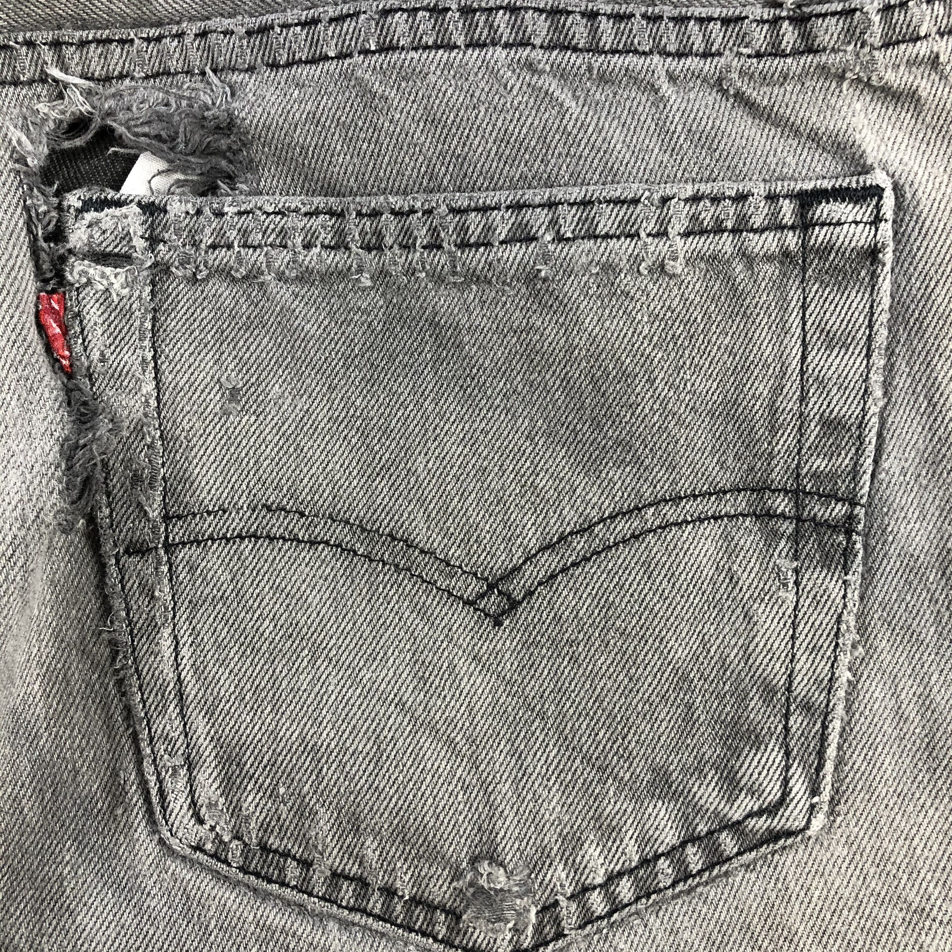 Levi's Vintage 90s Sunfaded Levis 501 Jeans-JM2290 Size US 33 - 8 Thumbnail