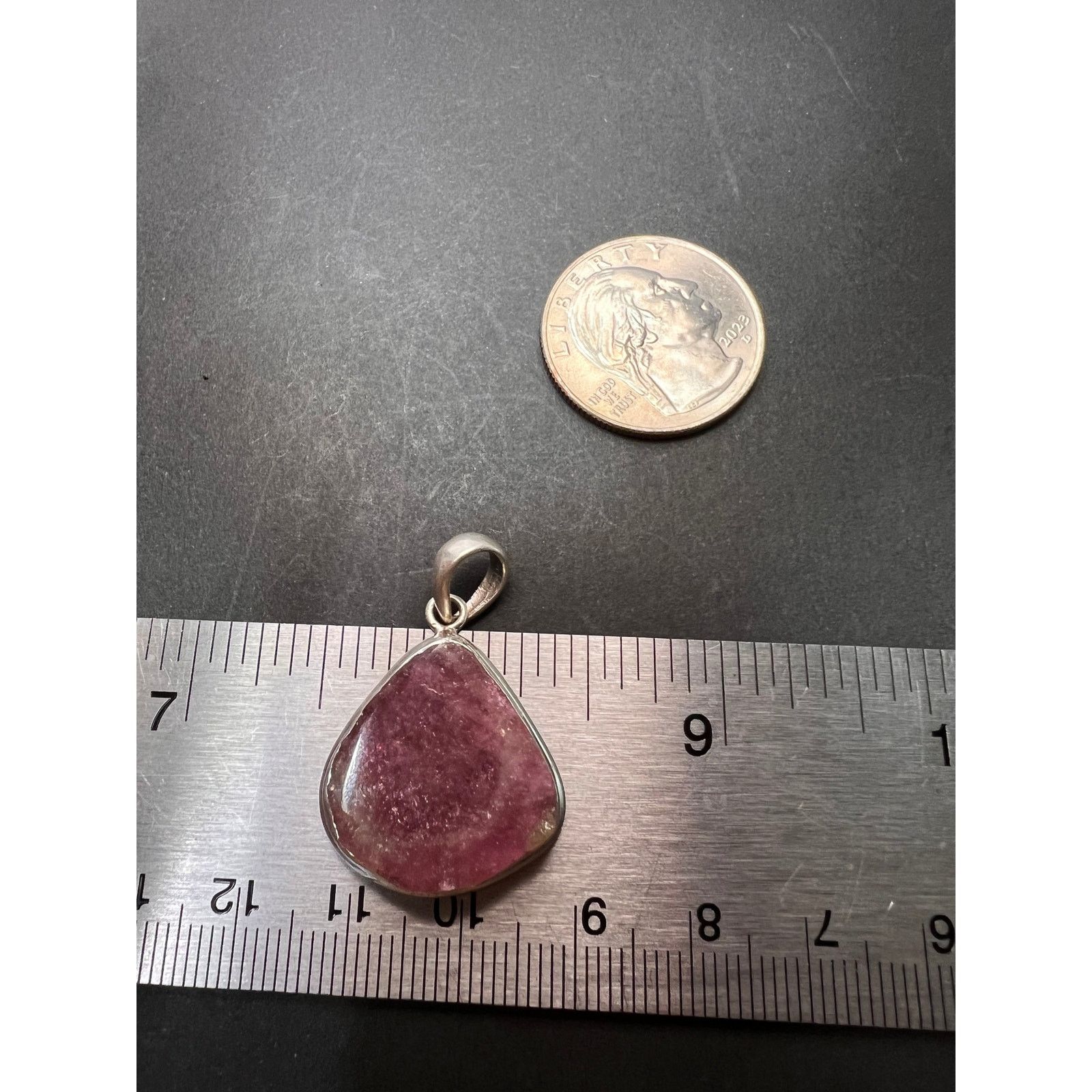 Other NEW Pink / Tri colored tourmaline 925 pendant 4.34 grams Size ONE SIZE - 5 Thumbnail